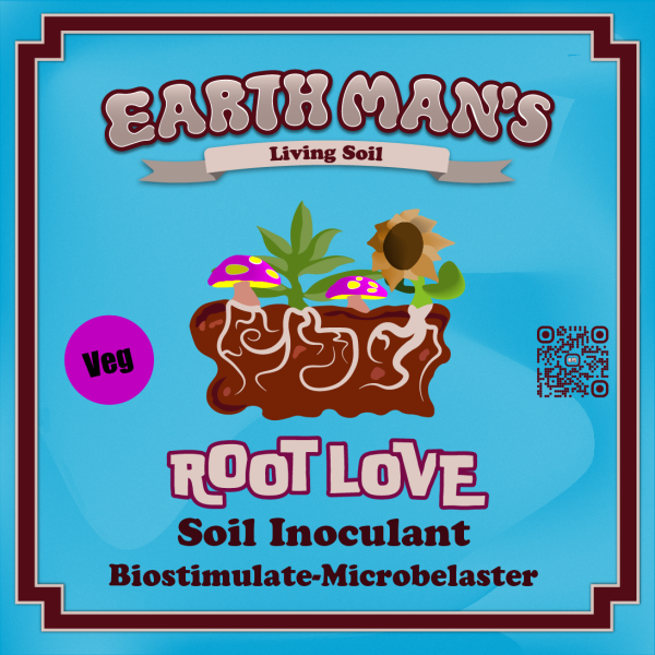 Root Love Veg ( For Vegging Plants)  , Soil Bio-stimulant & Inoculant , Microbe Tea Blaster 3oz. package + free shipping